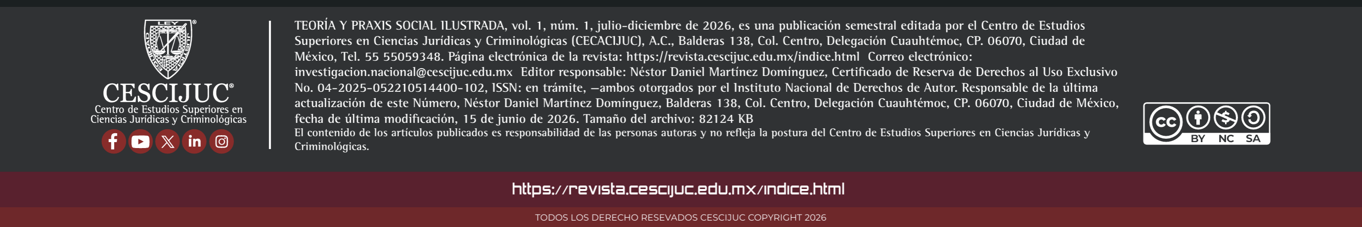 Información Institucional CESCIJUC